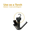 Toby's VIP 12 Camping Light Best For Outdoor Party Picnic Barbeque On Desert Multifunctional Sanara Light With Built in Rechargeable Battery Facility Also Use As A Torch (Magnetic Base With A Hook) - Image 3