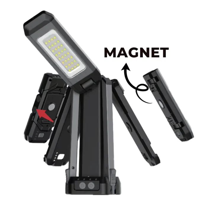 Toby's VIP 13 MAX Camping Light Best For Outdoor Party Picnic Barbeque On Desert Built in Rechargeable Battery Facility And Detachable Lamp Use As A Torch - Image 4