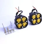 TBS S40 Yellow Waterproof Driving Off-Road Work Lights  LED White Driving Fog Lights 2 Pieces Of 3 Inch 40W For Off-Road 4X4 Jeep