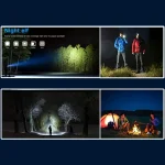 Toby's New Torch with 1000 Lumen Small LED Torch, Battery Powered Bright Torches, Zoom Flashlight can Long Shot and Floodlight - Image 2