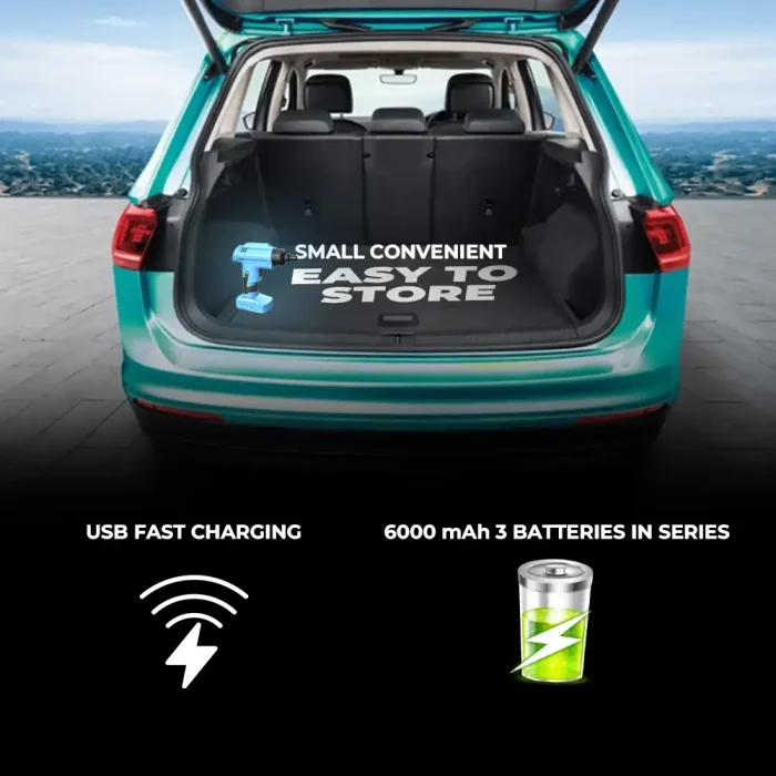 Tobys New Wireless Vehicle-Mounted Home Electric Car Tire Air Pump - Image 9
