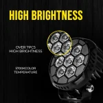 Toby's New Launched 4" 45W LED Work Light Mini Auxiliary Headlight Driving Lamp Diffuser Effects Truck Motorcycle - Image 3