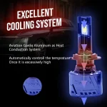 Tobys TF100 H1 2 Pieces Car LED Headlight Original 100W/piece Power 10000/piece Lumens With Color Temperature 6500K - Image 4