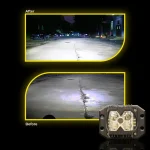 TBS DESIGN New Launched 4" 50W/Set Power Work Light Mini Auxiliary Headlight for Car Truck Motorcycle (White) - Image 5