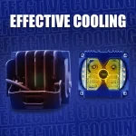 TBS DESIGN New Launched 3" 50W/Set Power Work Light Mini Auxiliary Headlight for Car Truck Motorcycle (Yellow) - Image 5