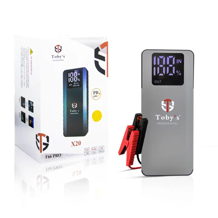 Toby&rsquo;s X20 Jump Starter 16000mAh Car Jump Starter 12V Battery Booster 1000A Peak Portable Power Bank with LED Flashlight - Image 14