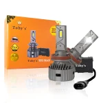 Tobys TF3 Max 2 Pieces H11 150W LED Headlight Bulb Assembly 15000 Lumens Xtreme Bright With Color Temperature 6500K