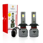 Toby's TB1 MAX H11 2 Pieces 60W/Pair Original Tested LED Headlight Bulb Assembly 6000 Lumens 30W/Piece Xtreme Bright With Color Temperature 6500K