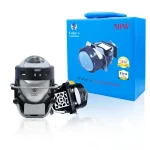 Tobys Lens Pro-002 3 Inch Bi LED Projector Headlight with 100watts/Pair Power and 5500K Color Temperature