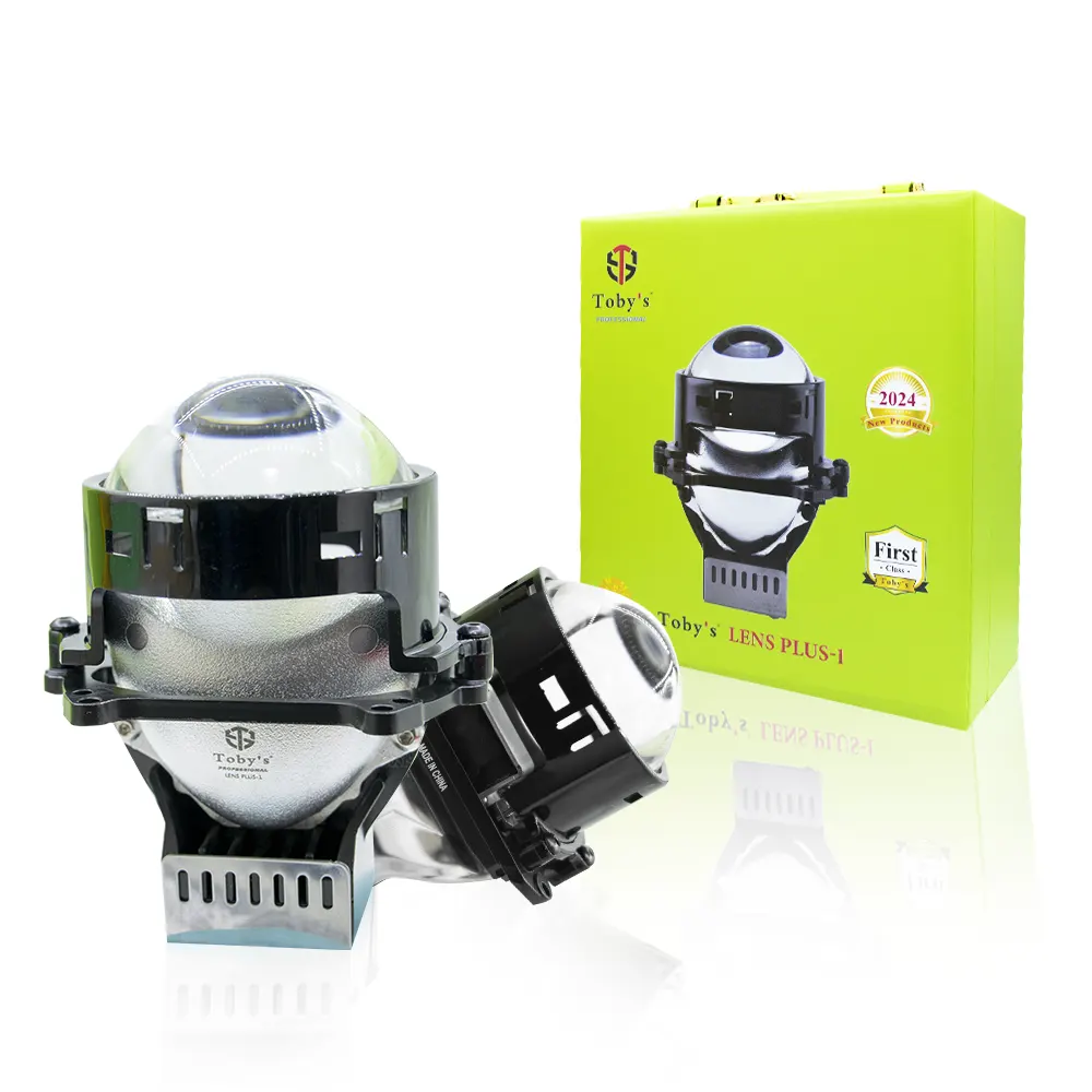 cvr-19-1.webp Tobys Lens Plus-1 3 Inch Bi LED Projector Headlight with 80watts/Pair Power and 5500K Color Temperature - Image 1