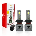 Toby's TB1 MAX 9005 2 Pieces 60W/Pair Original Tested LED Headlight Bulb Assembly 6000 Lumens 30W/Piece Xtreme Bright With Color Temperature 6500K