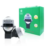 Tobys Lens Plus-4DT 3 Inch Bi LED Projector Headlight with 150watts/Pair Power and 6000K Color Temperature
