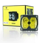 TBS DESIGN New Launched 3" 50W/Set Power Work Light Mini Auxiliary Headlight for Car Truck Motorcycle (Yellow)