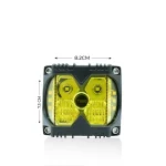 TBS DESIGN New Launched 3" 50W/Set Power Work Light Mini Auxiliary Headlight for Car Truck Motorcycle (Yellow) - Image 3