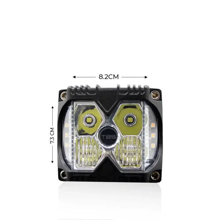 TBS DESIGN New Launched 3" 50W/Set Power Work Light Mini Auxiliary Headlight for Car Truck Motorcycle (White) - Image 3