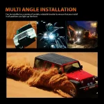 Toby's New Launched 4" 45W LED Work Light Mini Auxiliary Headlight Driving Lamp Diffuser Effects Truck Motorcycle - Image 8