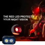 Tobys Headlamp 07 Head-Mounted COB Headlight USB Rechargeable LED Floodlight for Outdoor Camping - Image 4