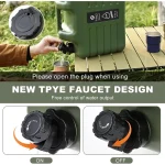 Toby's Camping Water Container with Spigot 4.9 Gallon Water Jug Large Water Storage Containers Truly No Leakage Water Tank BPA Free Portable Emergency Can for Car Driving Camping Hiking - Image 7