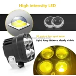 TBS S40W PRO Waterproof Driving Off-Road Work Lights  LED White And Yellow Driving Fog Lights 2 Pieces Of 3 Inch 40W For Off-Road 4X4 Jeep - Image 3