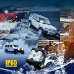 TBS DESIGN New Launched 3" 50W/Set Power Work Light Mini Auxiliary Headlight for Car Truck Motorcycle (White) - Image 2