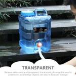 Toby’s 15L Pure Water Bucket Food Grade HDPE Camping & Household Water Storage Container with Tap And Handle - Image 7