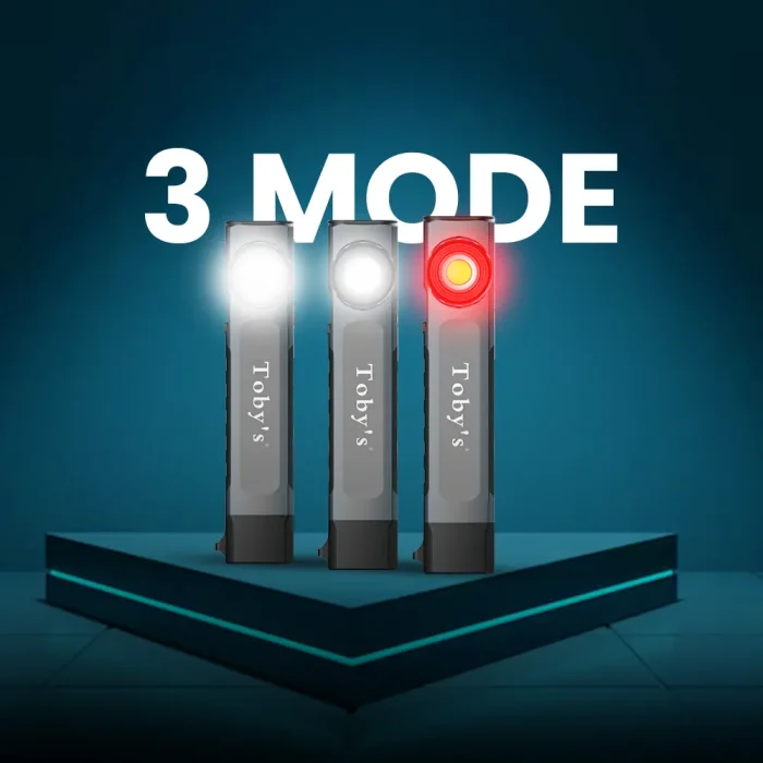 Tobys CPL T35 Rechargeable Work Light 750 Lumens 1500 mAh Battery Power Ultra-Thin Spot & Flood Flashlight - Image 3