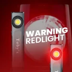 Tobys CPL T35 Rechargeable Work Light 750 Lumens 1500 mAh Battery Power Ultra-Thin Spot & Flood Flashlight - Image 7