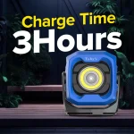 Tobys CPL T36 Rechargeable Work Light 1100 Lumens 4000 mAh Battery Power 4 Light Modes Magnetic Work Light - Image 3