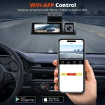 Toby’s K1000 3CHs 4K Mini Dashcam Triple Camera Front, Inside, Rear, 3.2” IPS Screen, WiFi, G-Sensor, Loop Recording, Parking Assist & 256GB Support - Image 2