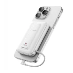 Tobys PB-02 MagSafe Wireless Power Bank 10000mAh 18W Fast Charging with Type-C Input, 3-Port Output & Built-in Bracket for iOS & Android - Image 3