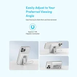 Tobys PB-02 MagSafe Wireless Power Bank 10000mAh 18W Fast Charging with Type-C Input, 3-Port Output & Built-in Bracket for iOS & Android - Image 6