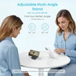 Tobys PB-02 MagSafe Wireless Power Bank 10000mAh 18W Fast Charging with Type-C Input, 3-Port Output & Built-in Bracket for iOS & Android - Image 9