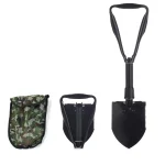 Tobys Camping Shovel 02 Folding 4-in-1 Compact Portable Survival Tool with Pickaxe, Saw, and Carry Pouch - Image 11