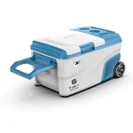 Tobys TR-32 Rechargeable 32L Portable Fridge Freezer 60W Compressor, APP Control, Removable Battery, 12V/24V/AC Power, Low Noise 45dB, Fast Cooling to -20 Degree C, With Wheels And Handle