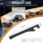 Toby’s Universal Car Seat Gap Filler – 2PCS Black PU Leather Seat Gap Blocker Organizer | Prevents Items Falling Between Seats | Fits Car, SUV, Truck - Image 9