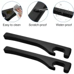 Toby’s Universal Car Seat Gap Filler – 2PCS Black PU Leather Seat Gap Blocker Organizer | Prevents Items Falling Between Seats | Fits Car, SUV, Truck - Image 16