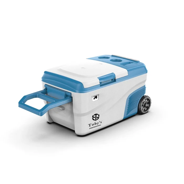 Tobys TR-32 Rechargeable 32L Portable Fridge Freezer 60W Compressor, APP Control, Removable Battery, 12V/24V/AC Power, Low Noise 45dB, Fast Cooling to -20 Degree C, With Wheels And Handle - Image 3