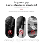 Toby’s Universal Car Seat Gap Filler – 2PCS Black PU Leather Seat Gap Blocker Organizer | Prevents Items Falling Between Seats | Fits Car, SUV, Truck - Image 13