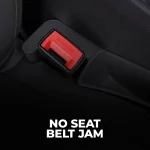 Toby’s 2-in-1 Car Seat Gap Filler Organizer – Universal Black TPE Seat Gap Storage Box (2 Pack) for Cars, SUVs, and Trucks | Extra Storage + Anti-Drop Plug with Charging Hole - Image 3