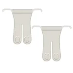 Toby&rsquo;s HH02 Leather Car Seat Back Hook Bracket &ndash; Multi-Functional Headrest Organizer for Bags, Phones & Accessories, Supports 20KG Load, Easy Installation (2 Pack)