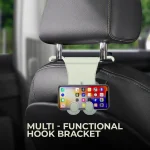 Toby&rsquo;s HH02 Leather Car Seat Back Hook Bracket &ndash; Multi-Functional Headrest Organizer for Bags, Phones & Accessories, Supports 20KG Load, Easy Installation (2 Pack) - Image 2