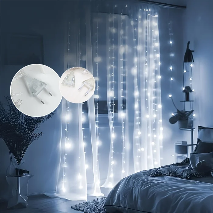 Toby&rsquo;s 10M Multi-Function LED Curtain String Lights &ndash; Cool White Fairy Lights for Indoor & Outdoor Decoration, Parties, Christmas, and Camping - Image 7