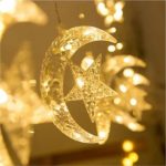 Toby's Ramadan Crescent Moon Star Curtain LED Fairy Lights - Image 5