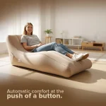 Automatic Inflatable Air Sofa 02 with Rechargeable Pump & LED Light Portable Lounge Chair for Home, Beach & Camping (180&times;77&times;65cm)