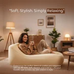 Premium Inflatable Air Sofa 01 with Automatic Pump 3 Minute Quick Inflation, 178&times;66&times;55cm, Portable Relaxing Lounger Chair for Home & Outdoor - Image 8