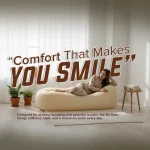 Premium Inflatable Air Sofa 01 with Automatic Pump 3 Minute Quick Inflation, 178&times;66&times;55cm, Portable Relaxing Lounger Chair for Home & Outdoor - Image 2