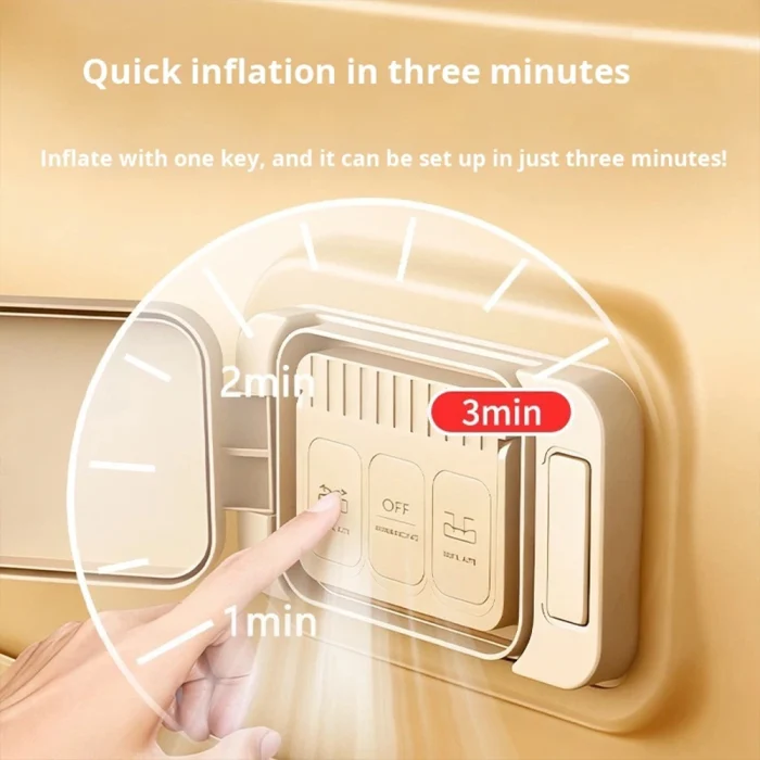 Premium Inflatable Air Sofa 01 with Automatic Pump 3 Minute Quick Inflation, 178&times;66&times;55cm, Portable Relaxing Lounger Chair for Home & Outdoor - Image 3