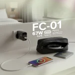 Toby&rsquo;s FC-01 67W GaN Fast Charger with Dual Type-C & USB-A &ndash; PD3.0 QC3.0 Super Fast Charging UK Plug with Type-C & Lightning Cable - Image 4