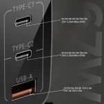 Toby&rsquo;s FC-01 67W GaN Fast Charger with Dual Type-C & USB-A &ndash; PD3.0 QC3.0 Super Fast Charging UK Plug with Type-C & Lightning Cable - Image 5