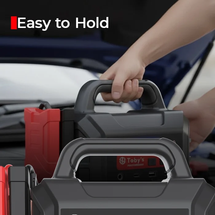 Toby&rsquo;s X23 12V/24V Jump Starter 36400mAh 2800A Peak Heavy Duty Car & Truck Battery Booster with LED Light, USB Output & Fast Charging for SUV, Bus, Tractor & Diesel Engines - Image 3